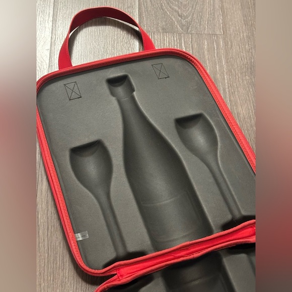 Piper Heidsieck Champagne Red Hard Shell Carrying Case - Picture 4 of 6